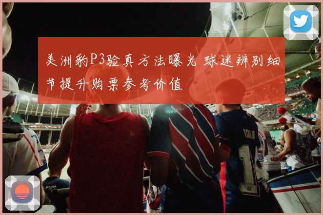 美洲豹P3验真方法曝光 球迷辨别细节提升购票参考价值